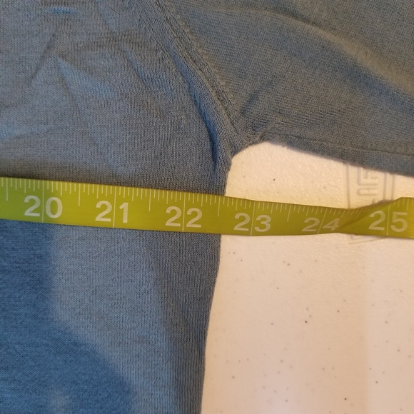 John Smedley Polo Longsleeves Sweater 100% sea Island Cotton Size XL Blue - Picture 7 of 7